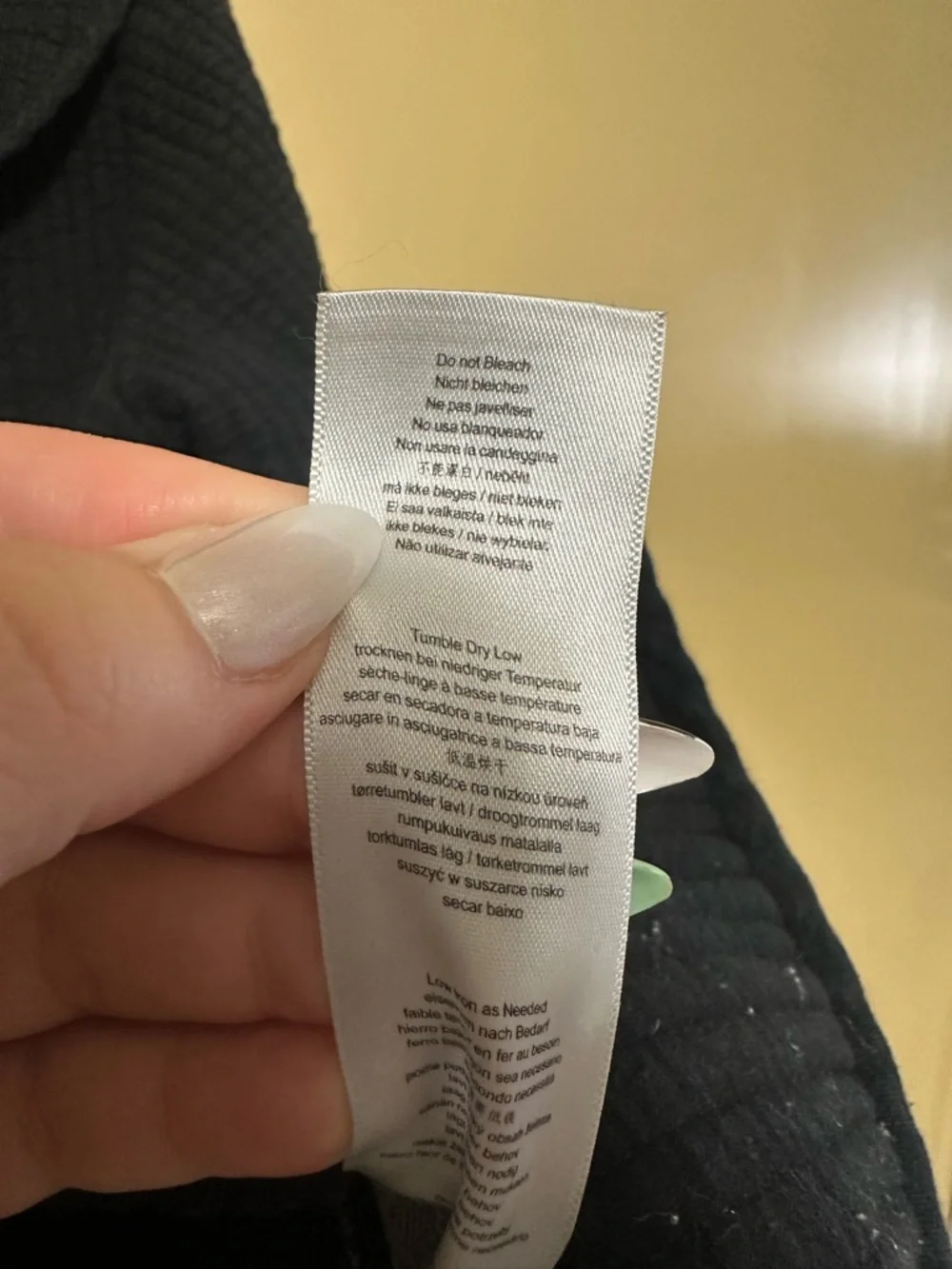 Damson Madder Quilted Peter Pan Collar Button Up Coat Velvet Tie Women 10 Black - Picture 6 of 7